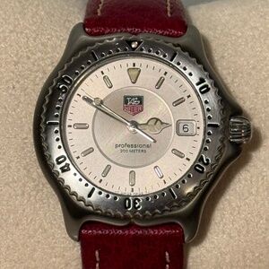 PRICE DROP TAG Heuer Vintage Professional WI1210 Stainless Steel Watch